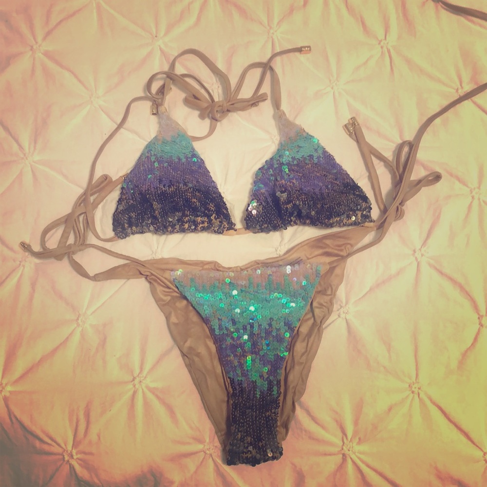 Beach bunny Ariel Mermaid Sequin Bikini